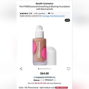 Benefit the POREfessional Foundation - 14C